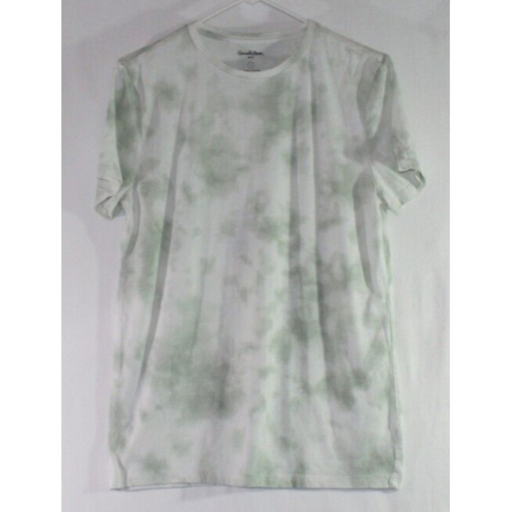 Men's Tie-Dye‎ Regular Fit Crewneck T-Shirt - Goodfellow Co Hedge Green S